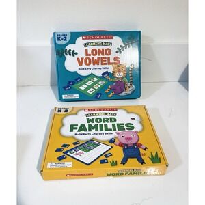 LEARNING PUZZLES: LONG VOWELS AND WORD FAMILIES K-2‎